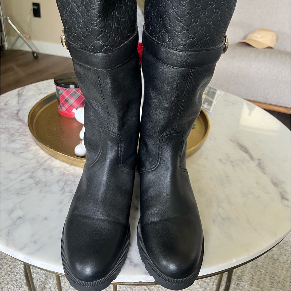 Gucci Mid-calf Boots Size 7.5”